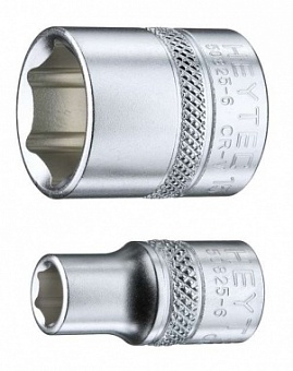 Головка торцевая 1/4DR, 15 мм, L-25 мм, с защитой профиля