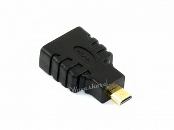 HDMI Female to Micro HDMI Male Adapter, Suit for Raspberry Pi 4B