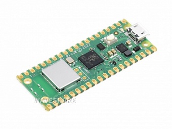 Raspberry Pi Pico W Microcontroller Board, Built-in WiFi, Based on Official RP2040 Dual-core Process