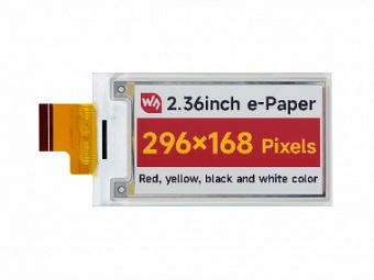 2.36inch E-Paper (G) raw display, 296 * 168, Red/Yellow/Black/White